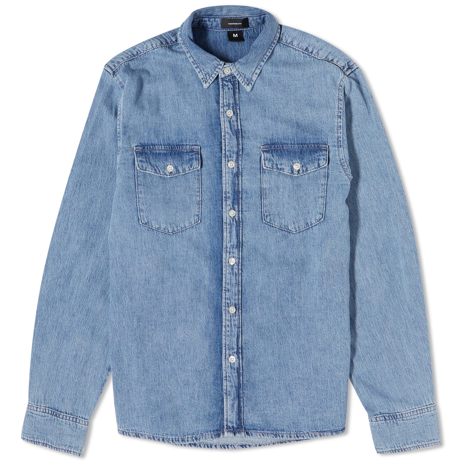WARDROBE.NYC Denim Shirt Blue END. (GB)