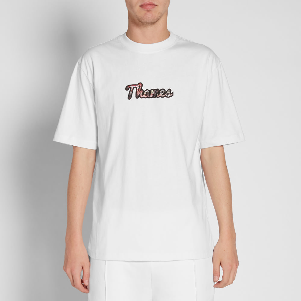 Thames Logo Tee White | END.