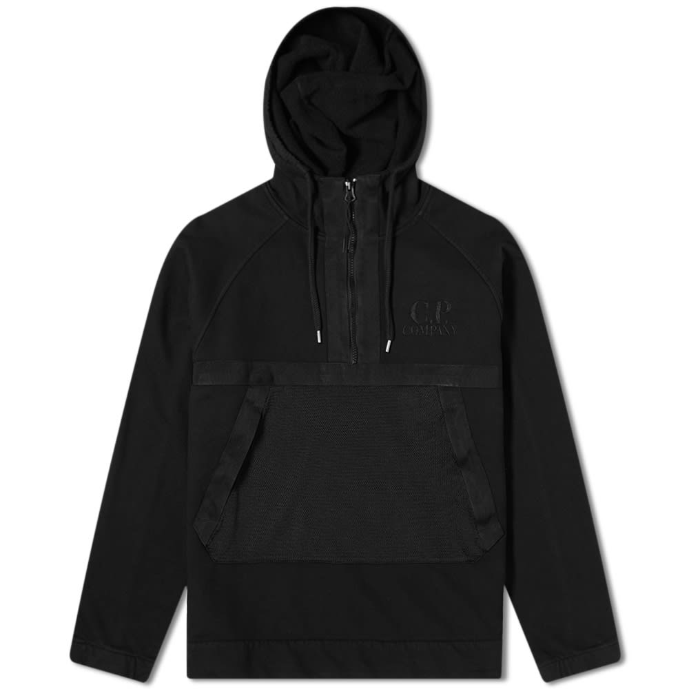 cp company half zip men's sweatshirt