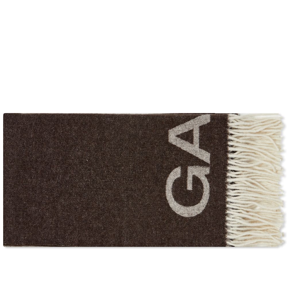 GANNI Wool Fringed Scarf | Harrods US