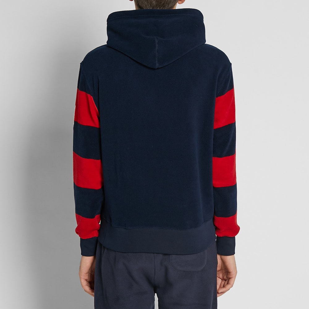 Polo Ralph Lauren USA Polar Fleece Popover Hoody Aviator Navy | END. (US)