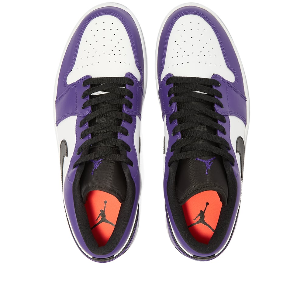 air jordan 1 low purple black