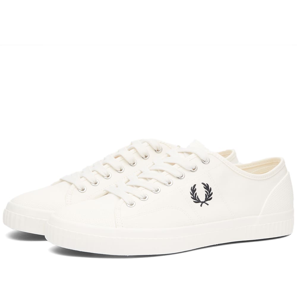 Fred Perry Hughes Low Canvas Sneaker Light Ecru | END. (CA)