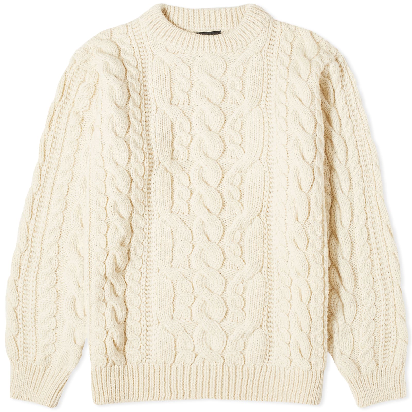Howlin' Forbidden Dreams Cable Crew Knit Ecru | END. (GB)