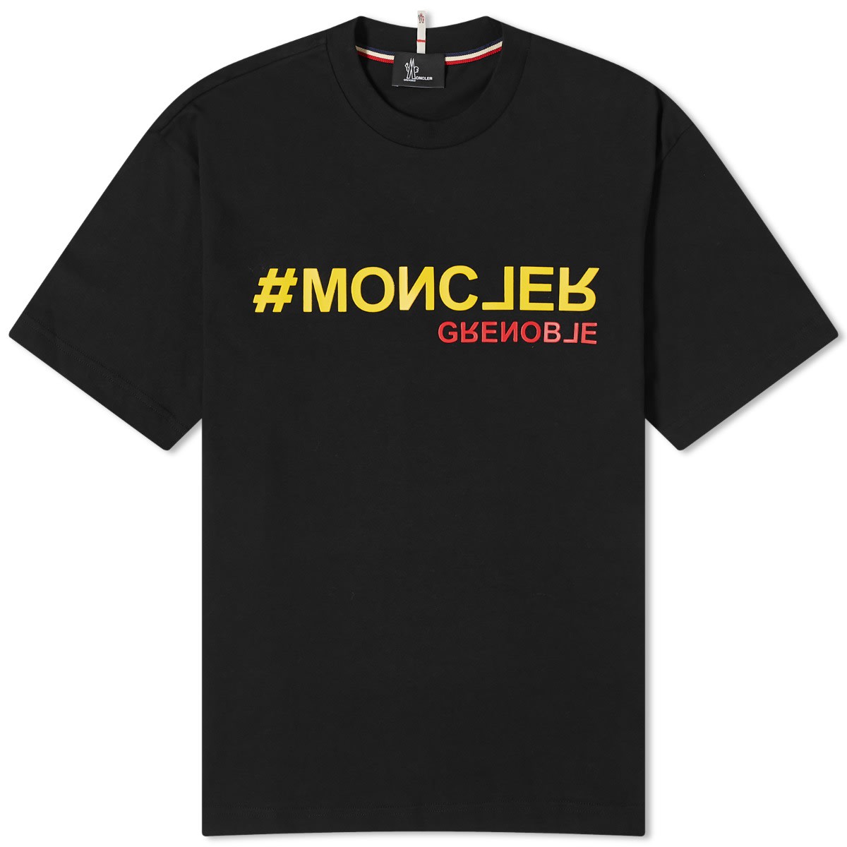 Moncler Grenoble Hashtag Logo T-Shirt Black | END. (CA)