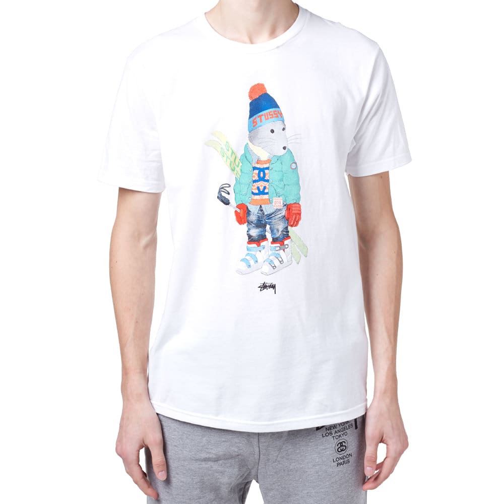Stussy Ski Rat Tee White | END. (JP)