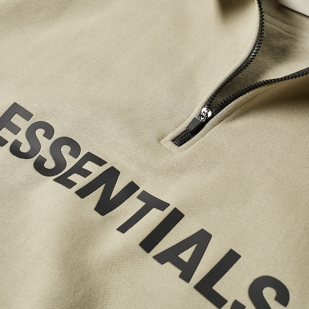 Fear of god essentials half zip sweat Clearance