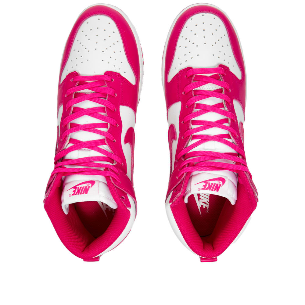 Nike Dunk High W White & Pink Prime | END.