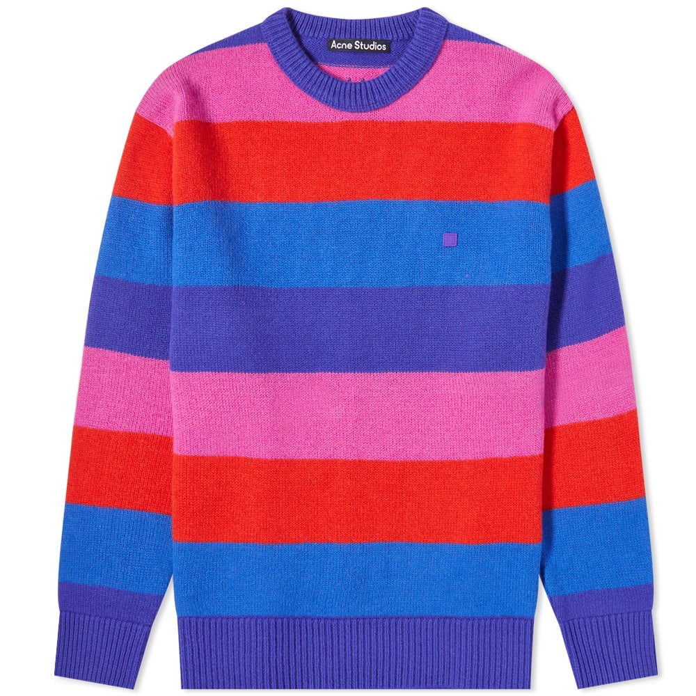 acne striped jumper