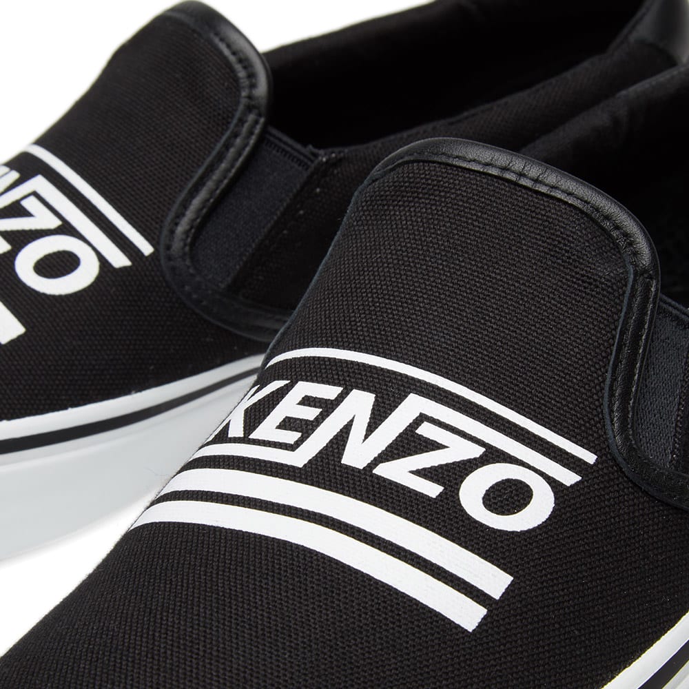 kenzo white slip on