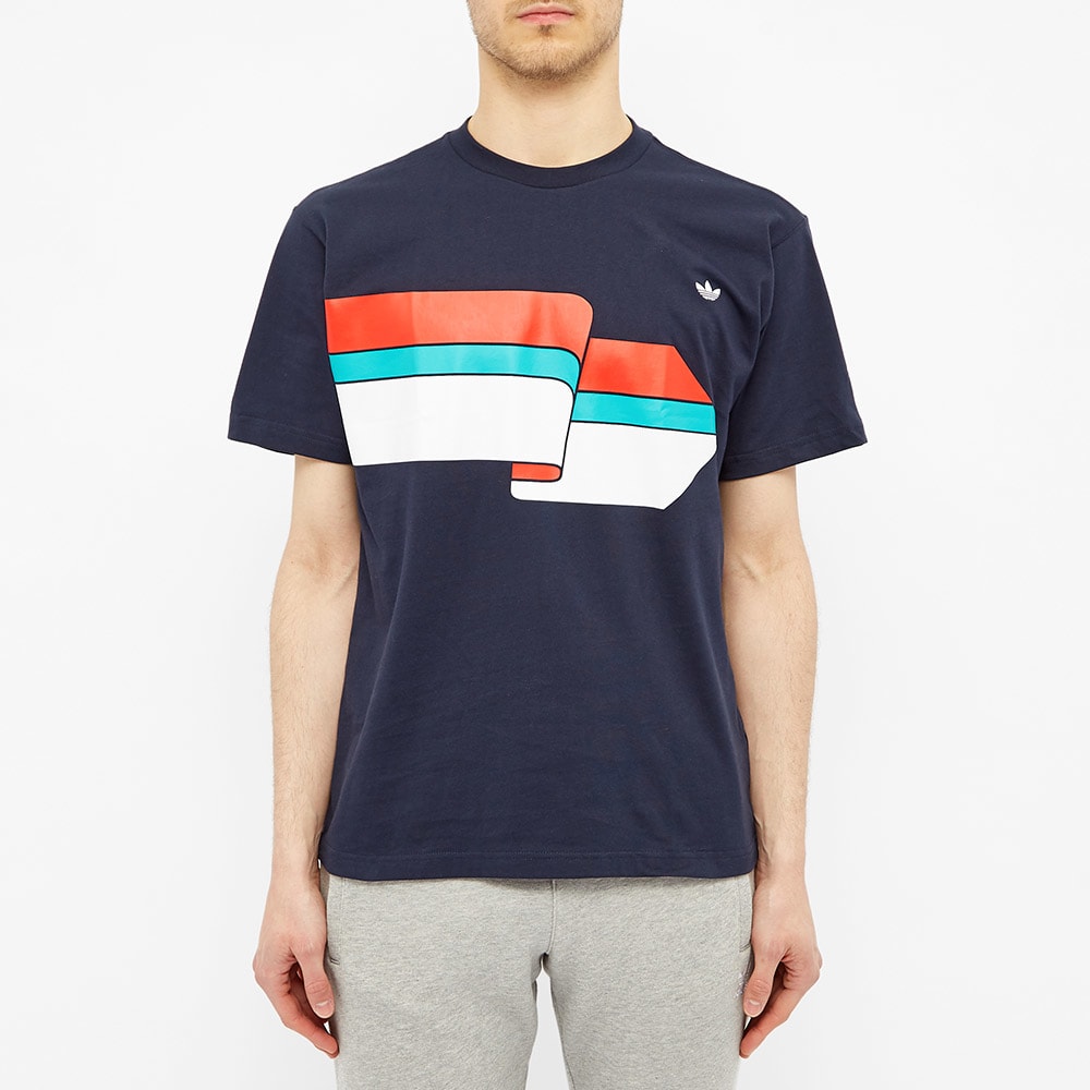 Adidas ripple t shirt Clearance