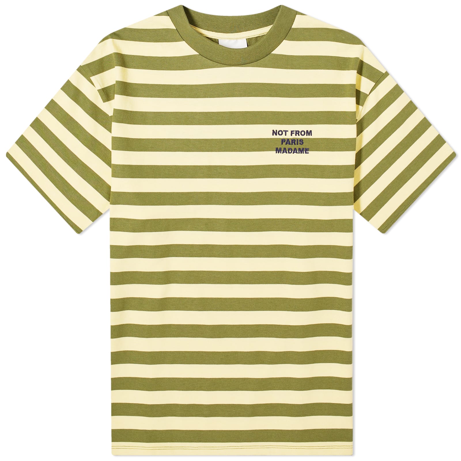 Drôle de Monsieur Men's Striped Not From Paris Madame T-Shirt