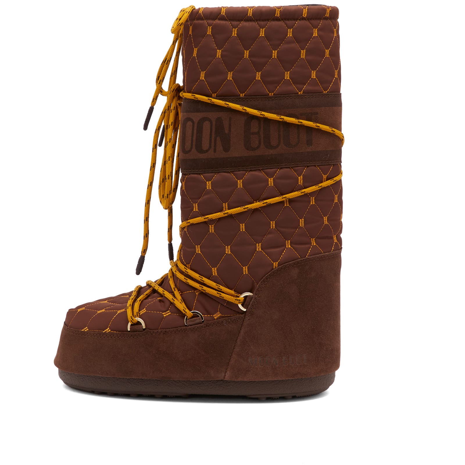【関税込み】Icon Boots - Moon Boot - Leather - Brown moon-boot-icon-low-quilt-brown