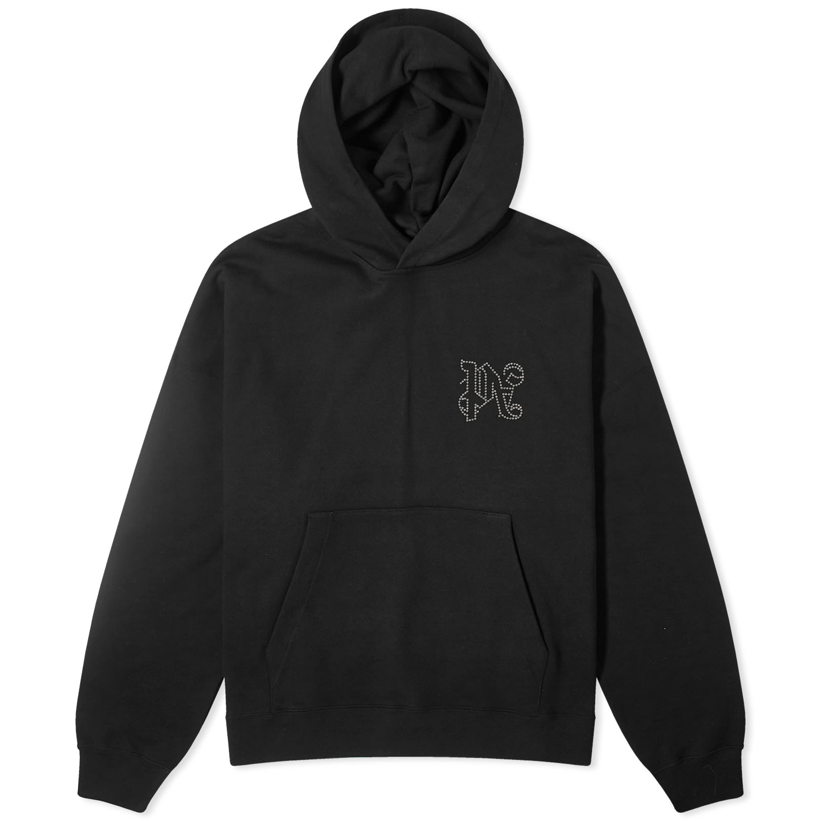 Palm Angels Monogram PA Popover Hoody Black | END. (TW)