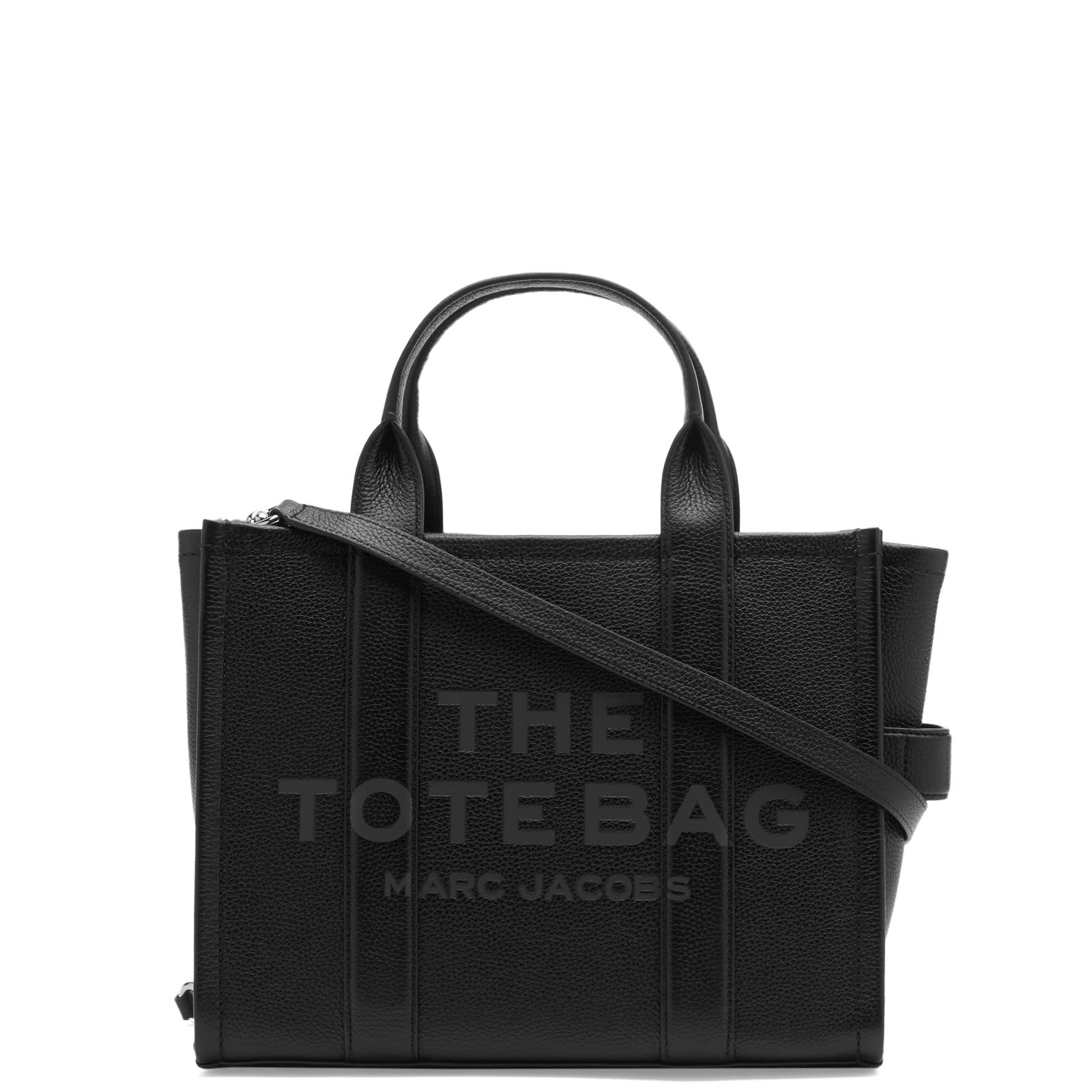 Marc Jacobs Women's Black The Leather Medium Tote Bag