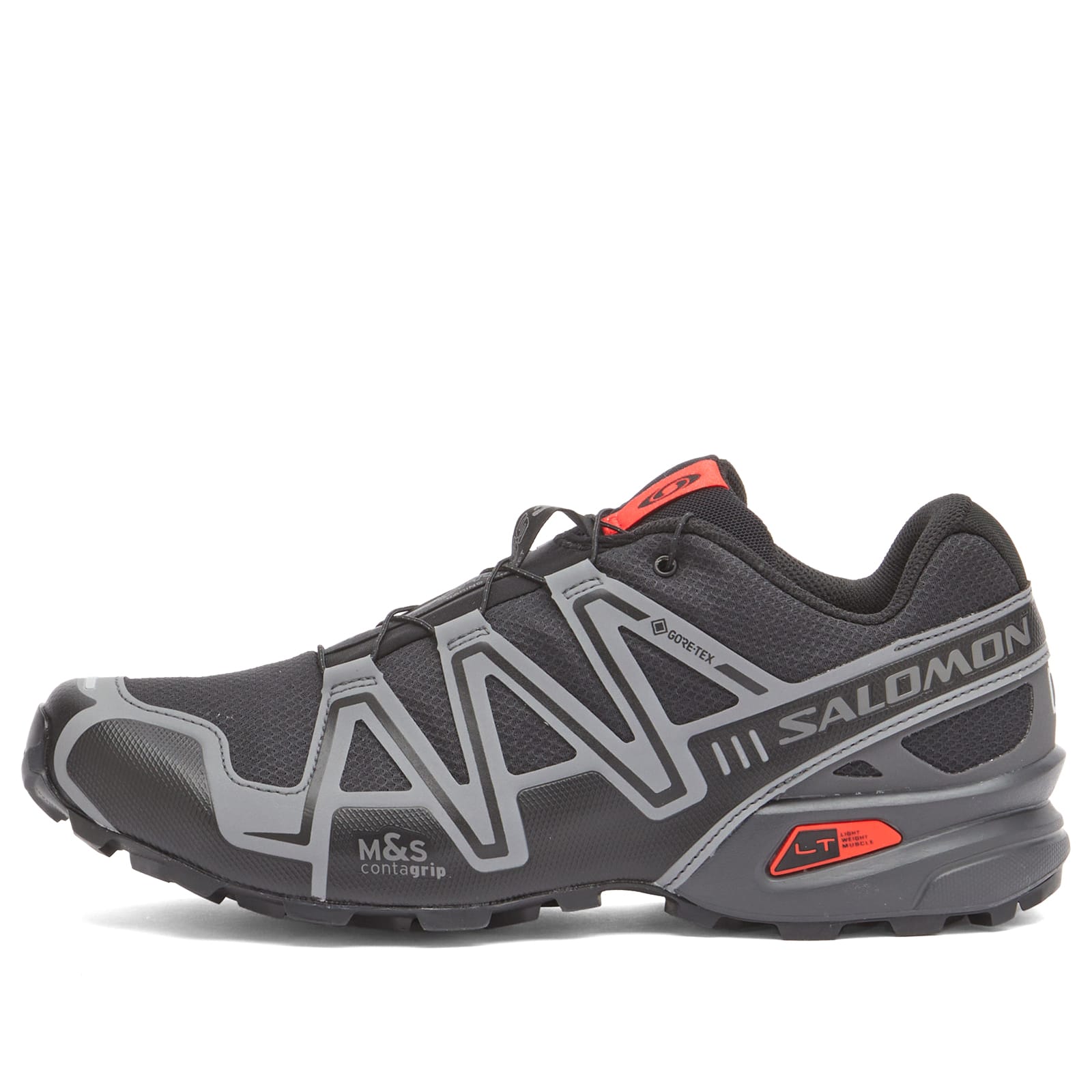 SALOMON｜SNEAKERS (Speedcross 3 GTX (BLACK/ASHPALT/FLAME SALOMON Speedcross 3 GTX Black / Asphalt / Flame Scarlet | HAVEN