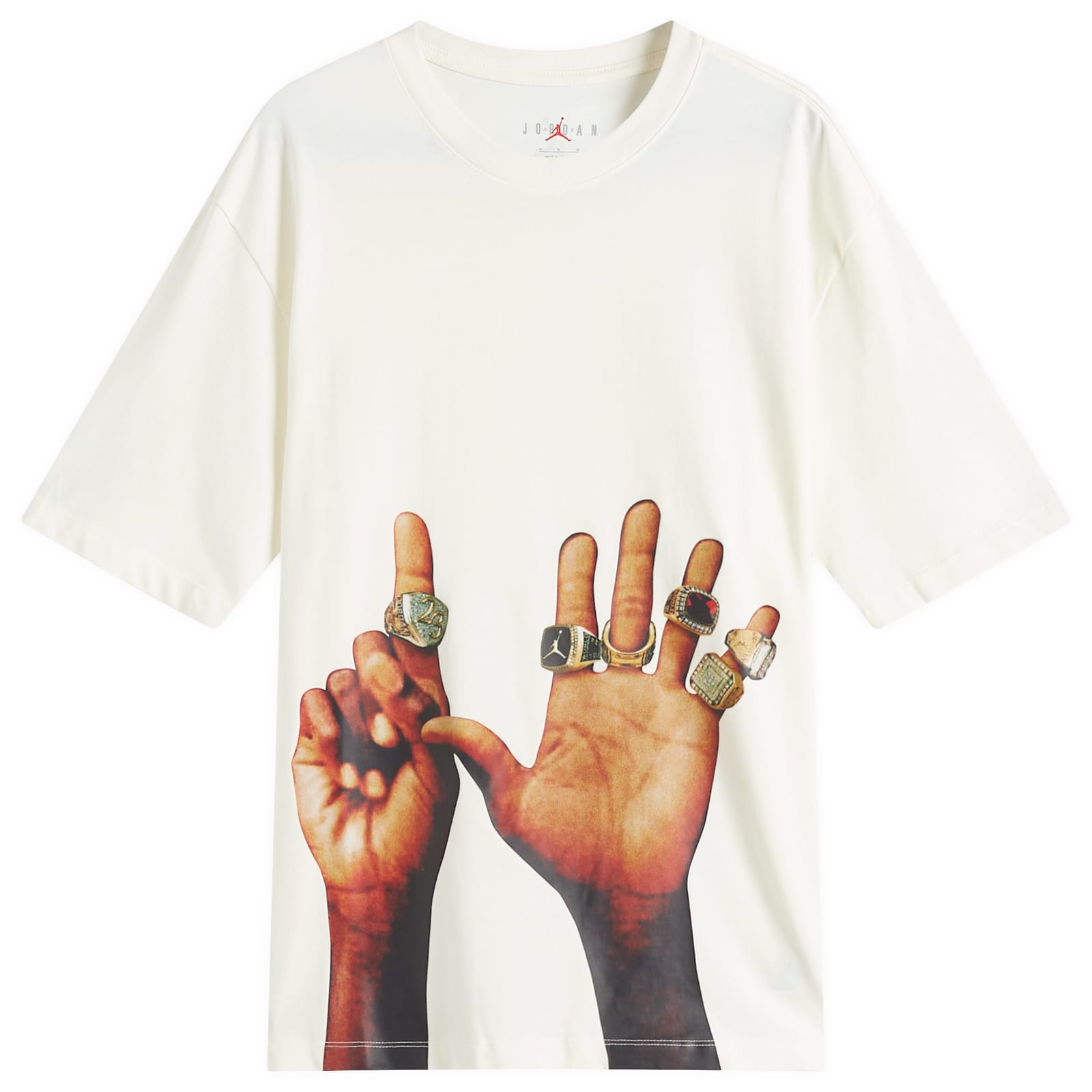 ★ナイキ Air Jordan Flight MVP Rings 85' T-Shirt 関税込★ Air Jordan Flight MVP Rings 85' T-Shirt Sail & Black | END. (US)