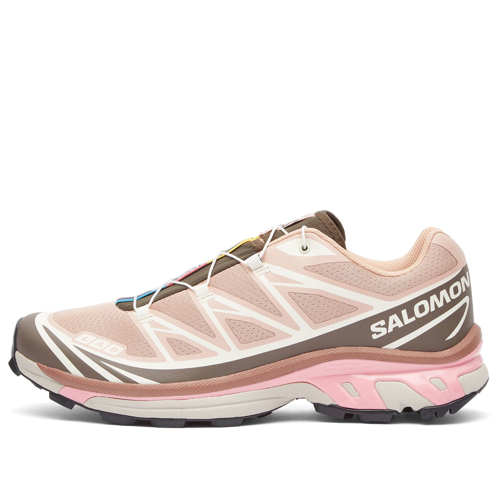 Salomon Unisex Mahogany Rose/Earth Brown/Flamingo Pink Xt-6 Sneaker