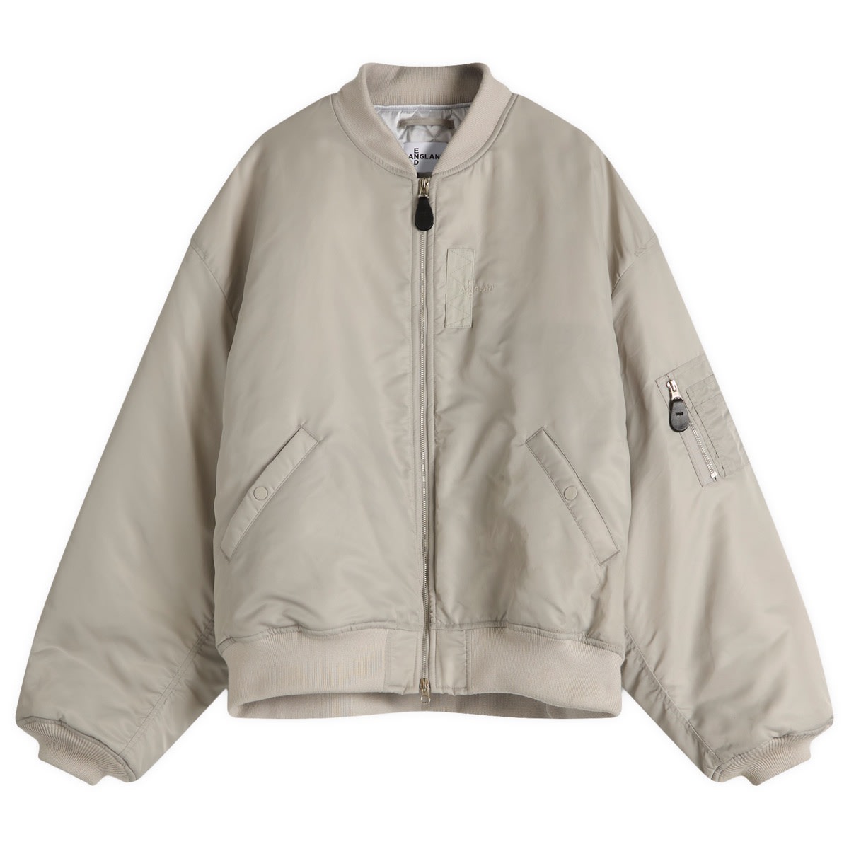 【ANGLAN x END.】Parachute Ruched Bomber Jacket END. x Anglan Parachute Ruched Bomber Jacket Grey | END. (US)