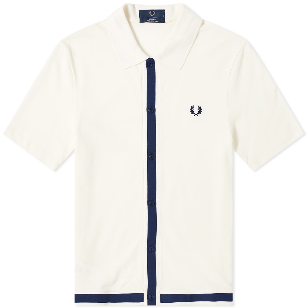 fred perry top button