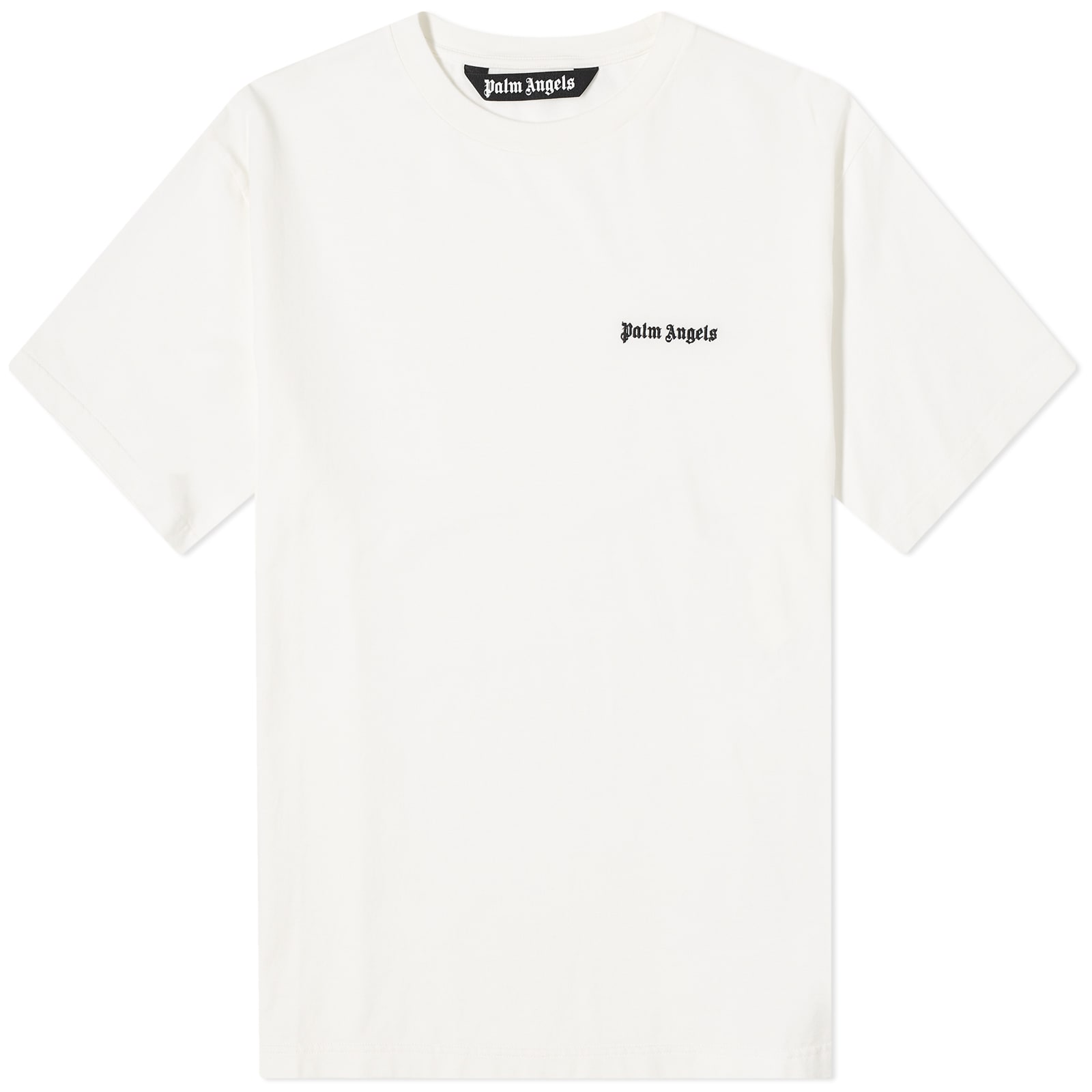【関税無・国内発】Palm Angels / Neck Logo T-Shirt /Off White Palm Angels Neck Logo T-Shirt White | END. (US)