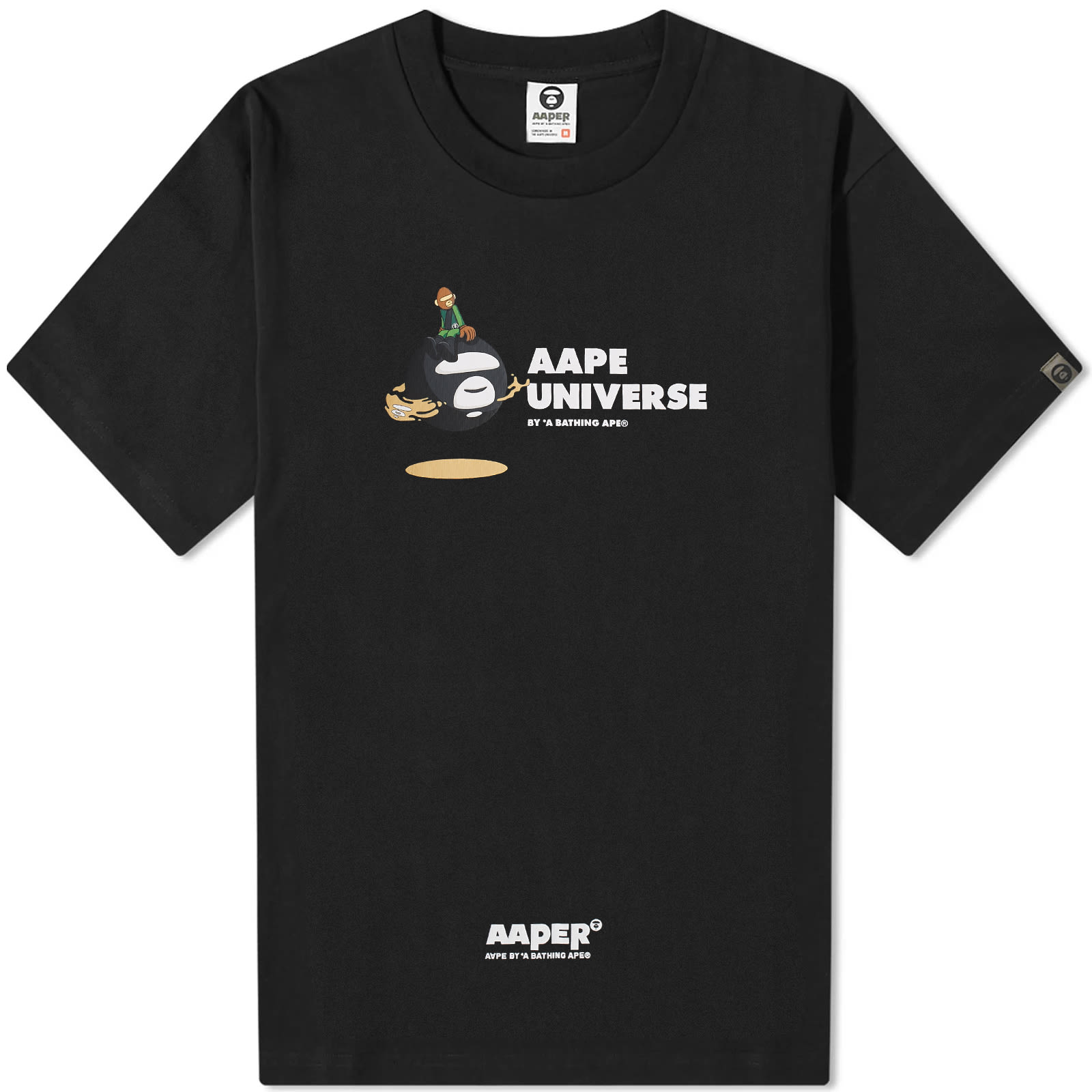 AAPE Aaper Universe Camo TShirt Black END.