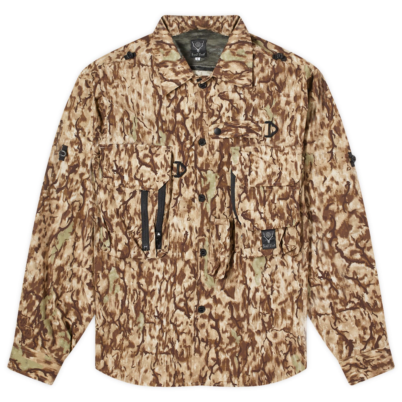 South2 West8 Men's Tenkara Trout Shirt Jacket Horn Camo
