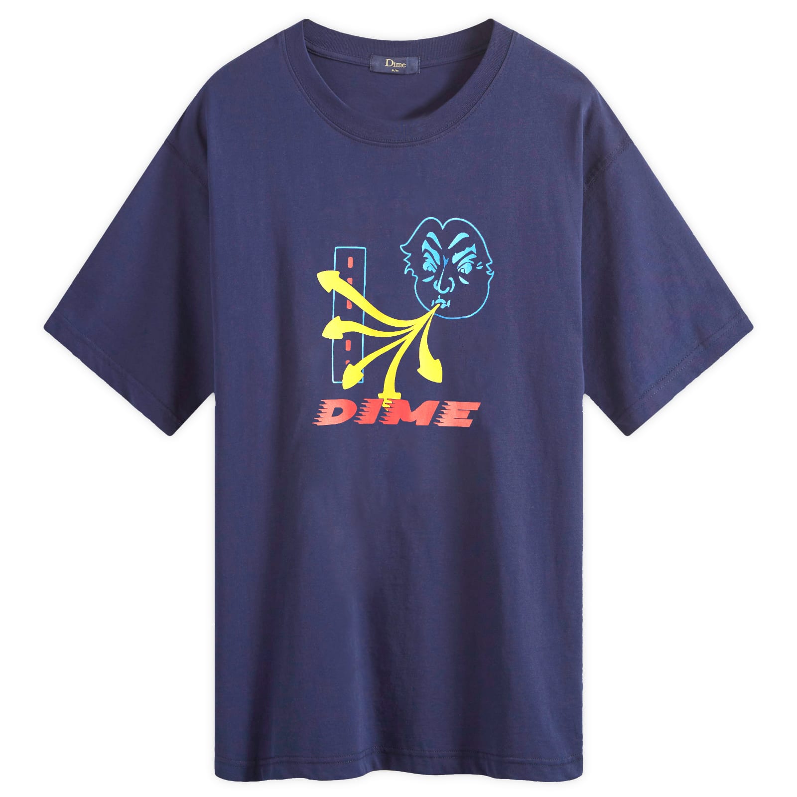 ■Dime■ Windy Short Sleeve T-Shirt Navy Dime Windy T-Shirt - Navy – Palm Isle Skateshop