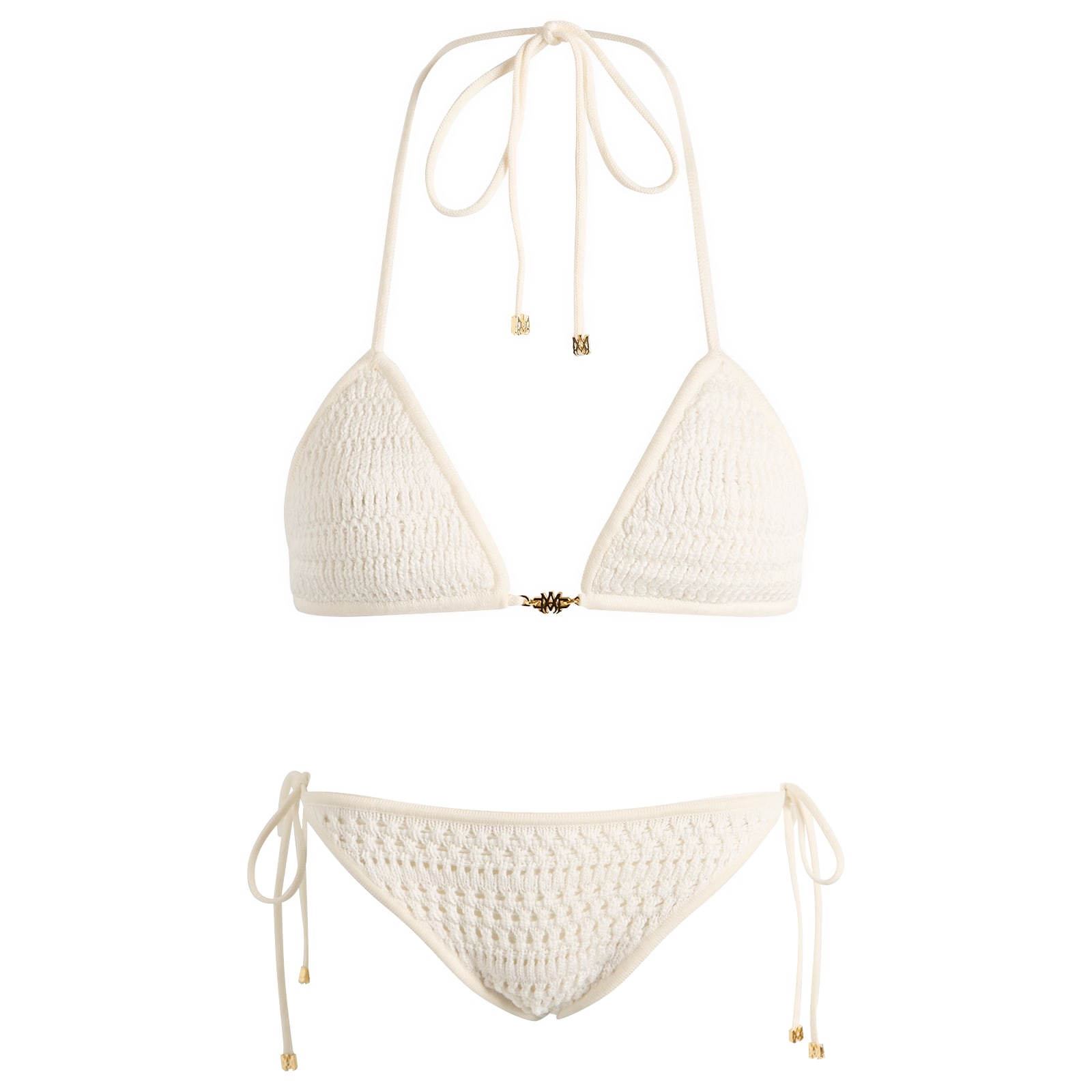 ビキニ AMIRI Crochet Bikini AMIRI: Beige Crochet Bikini | SSENSE