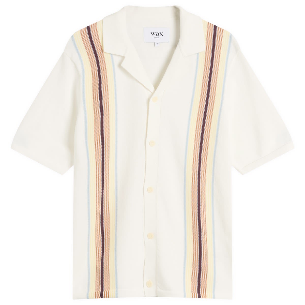 Wax London Corey Long Sleeve Shirt - Cotton Dobby Check Blue