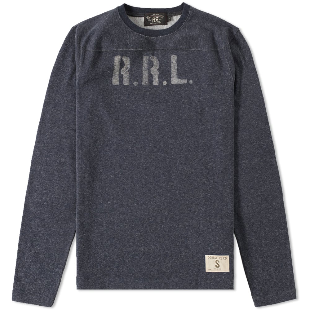 Founded in 1993 by Ralph Lauren as a tribute to the American blue-collar worker and the spirit of the untamed west, RRL is a line that recreates vintage silhouettes through authentic manufacturing processes that truly honours the heritage of classic American workwear.
The Stencil Football Jersey delivers a recreation of a sporting silhouette expertly crafted from a super-soft cotton fabric with a ribbed crew neck and minimally finished with a woven tab to the hem and stencilled ‘RRL’ branding to the chest.

100% Cotton
Ribbed Collar
Stencil ‘RRL’ Branding
Woven Branded Tab To Hem