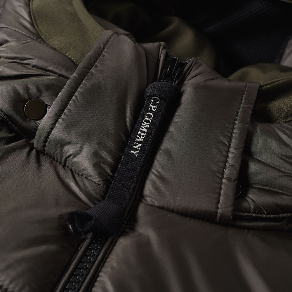 C.P. Company Softshell Goggle Raglan Down Jacket Dark Olive END. (NL)