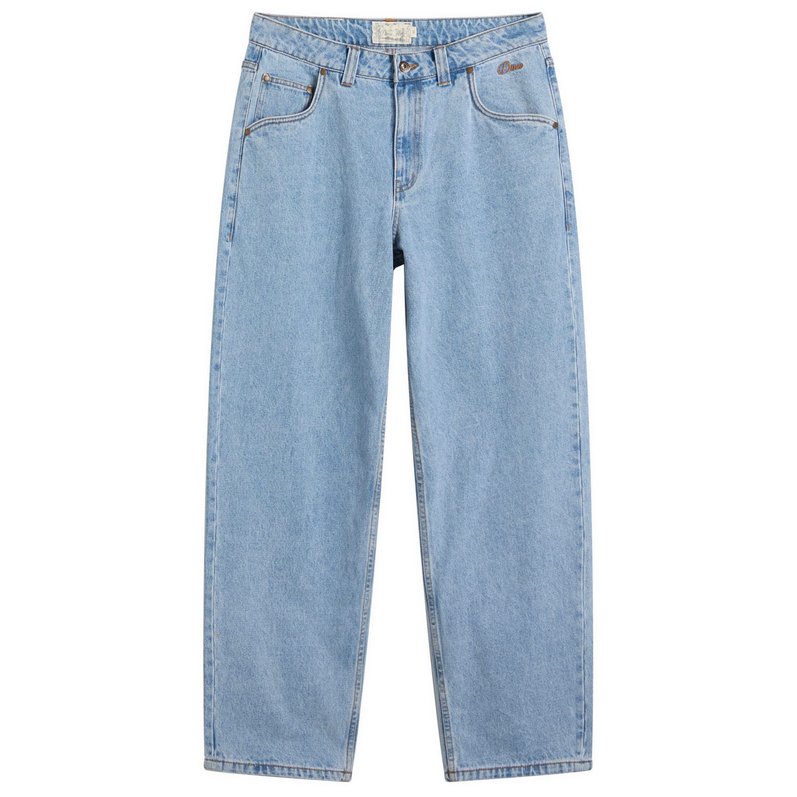 Dime Men’s Classic Baggy Denim Pants Blue Washed
