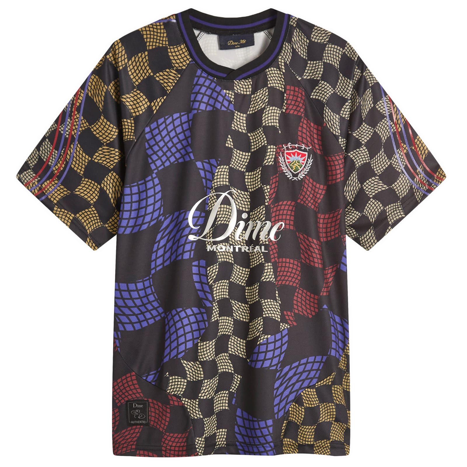 【DIME】FINAL JERSEY / NAVY Dime Checkered Home Jersey Multi | END. (TW)