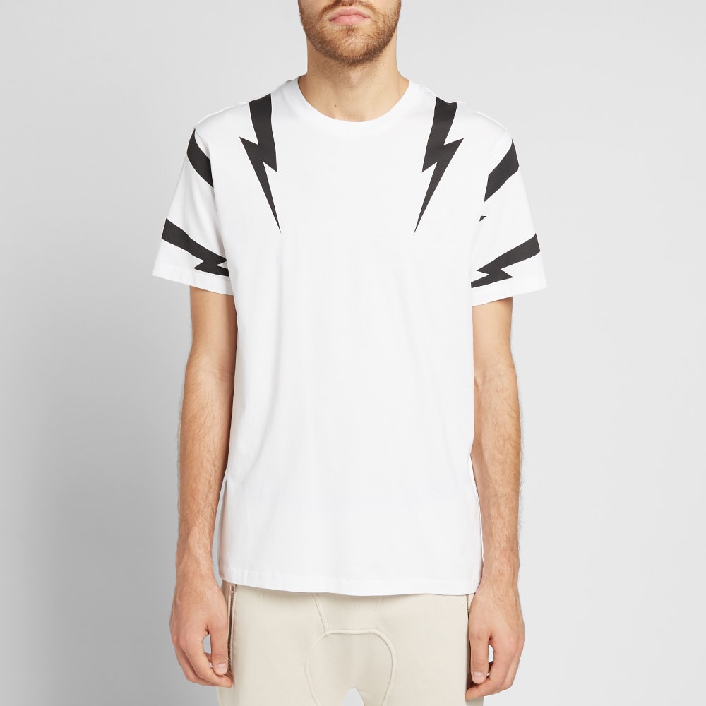 Neil barrett tiger bolt t shirt Clearance