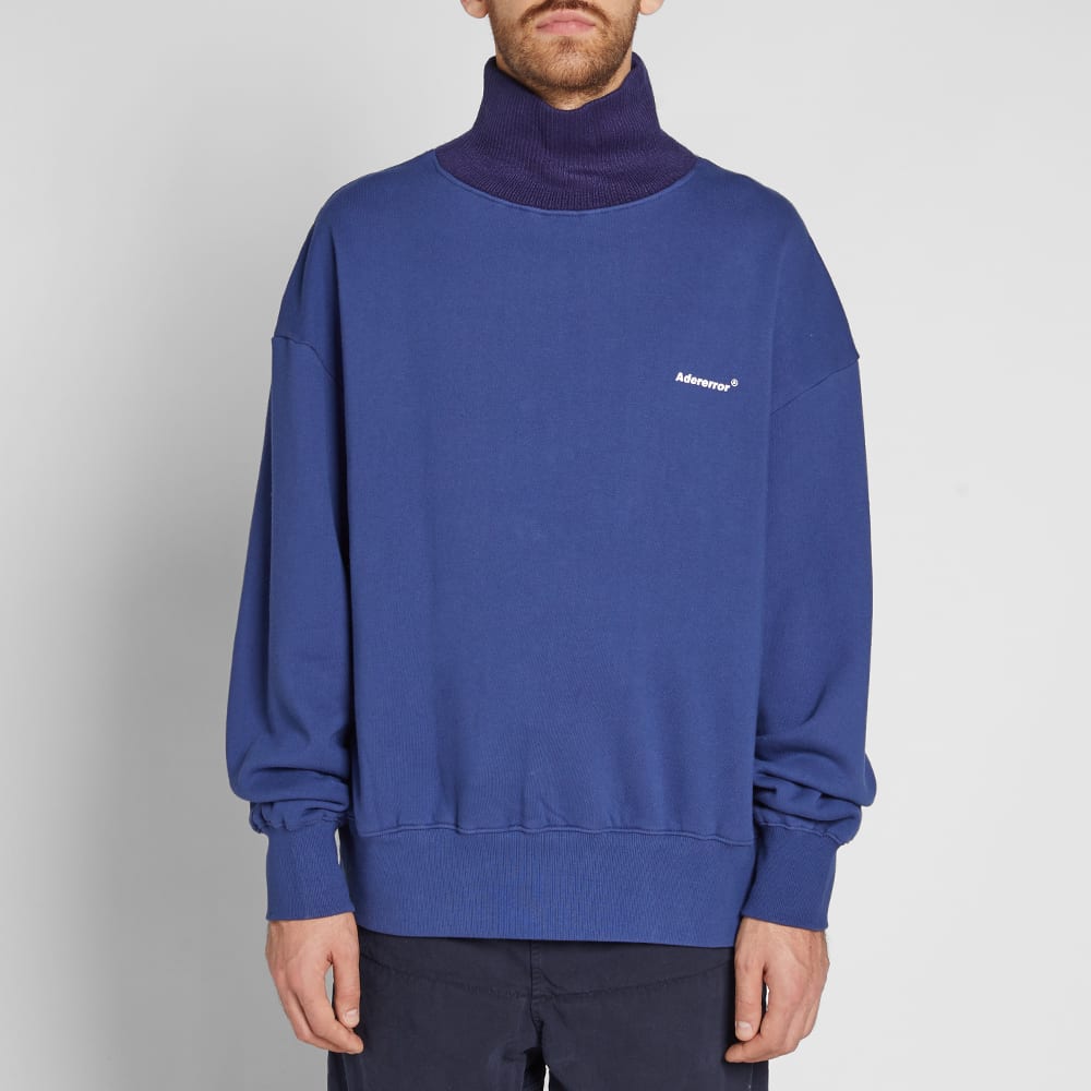 ADER ERROR TURTLE NECK LOGO SWEAT