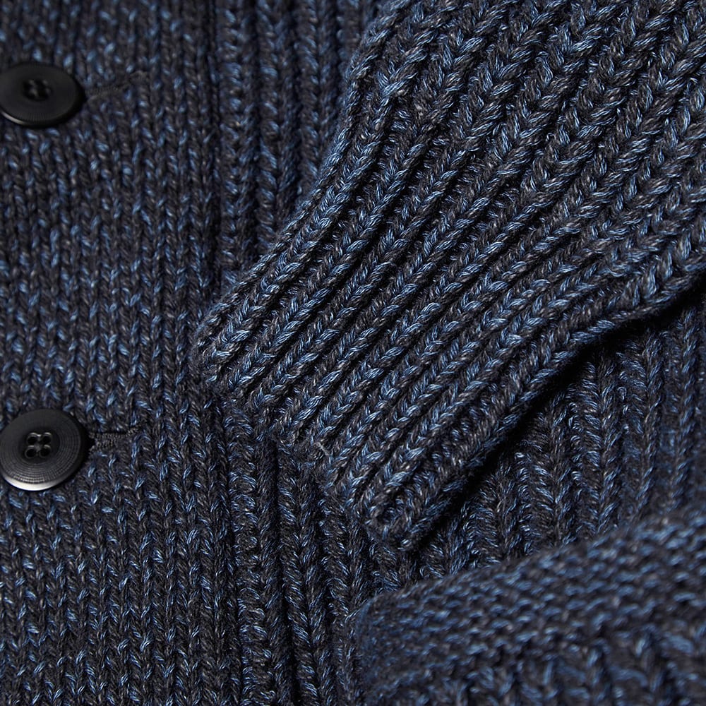 RRL Shawl Collar Heavy Cotton Cardigan 