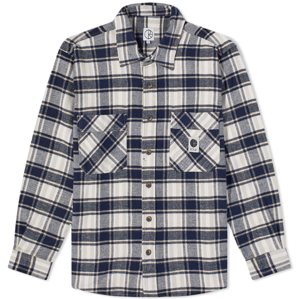 Polar Skate Co. Flannel Shirt Navy 