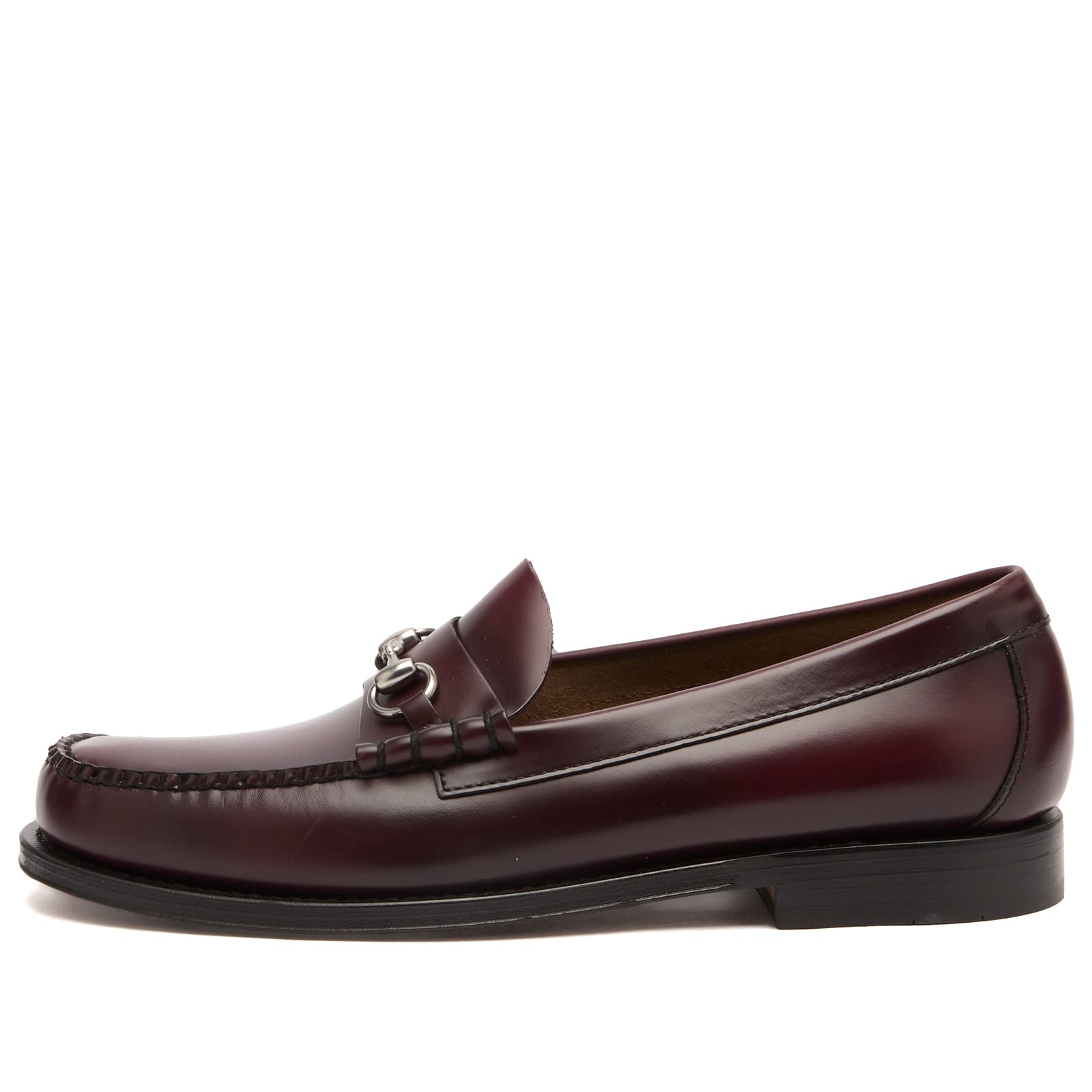 Bass Weejuns Lincoln Horse Bit Loafer Wine Leather