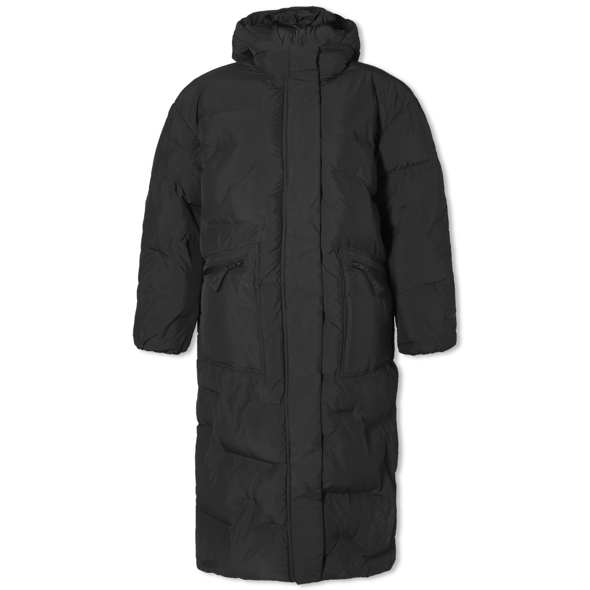 GANNI Soft Puffer Oversized Coat Black END. (AU)