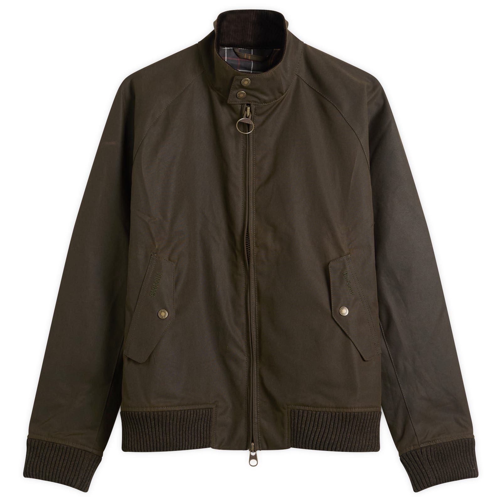 Barbour Men’s x Baracuta Porton Wax Jacket Olive