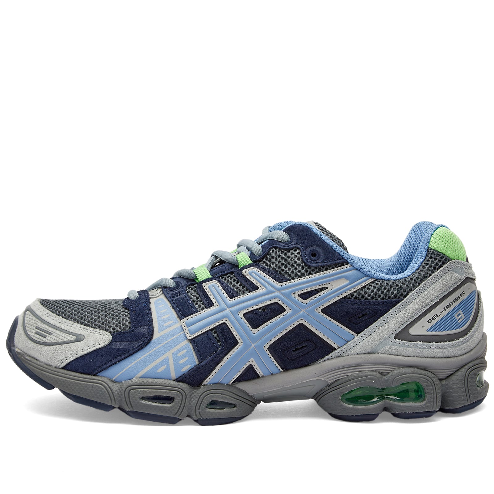 Asics Gel-Nimbus 9 Steel Grey & Blue Harmony | END. (GB)
