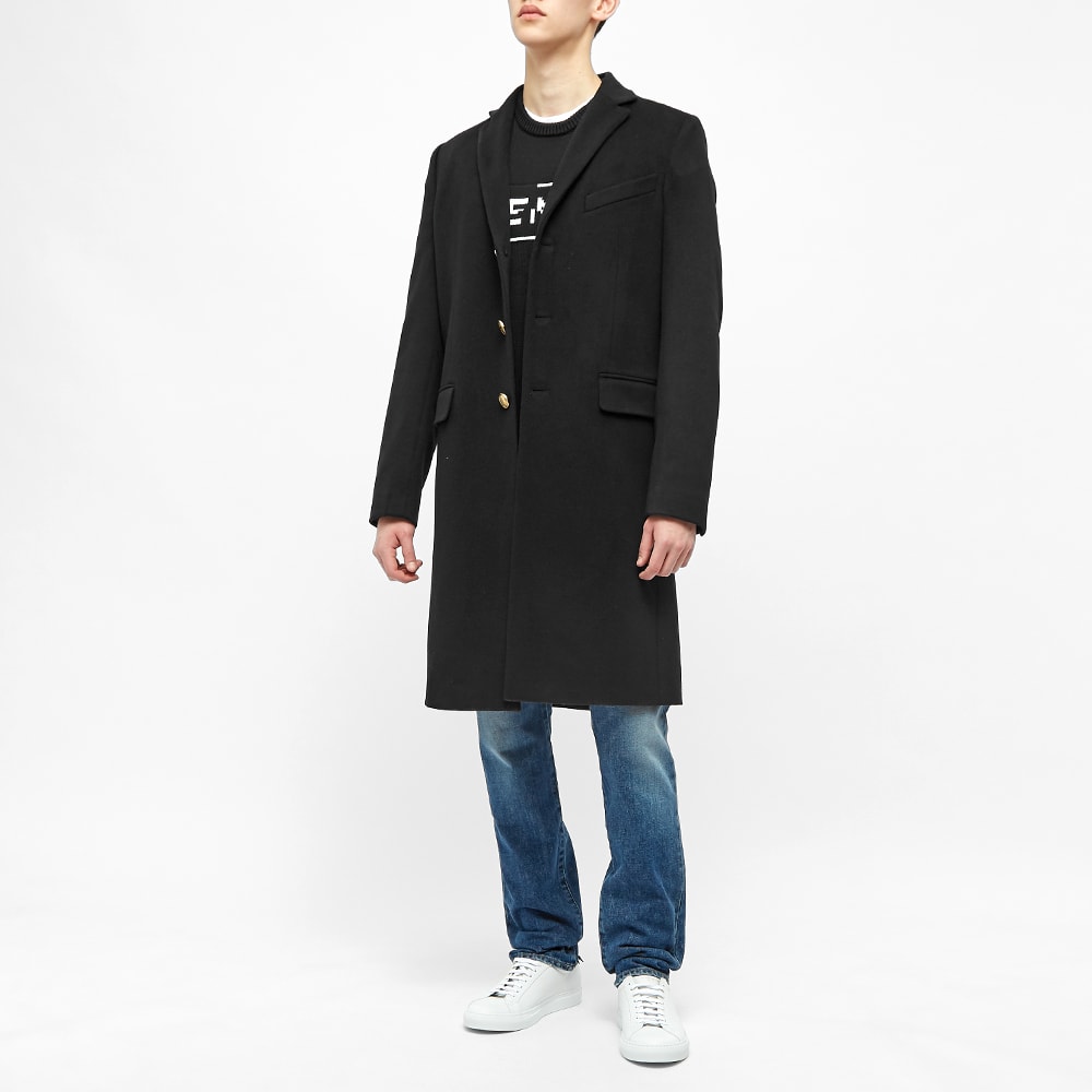 Givenchy Wool Cashmere Chesterfield Coat Black END. (HK)