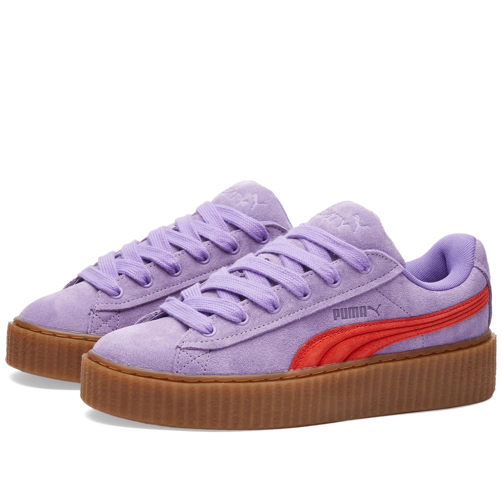 Puma x Fenty Creeper Lavendar Alert, Burnt Red & Gum END.
