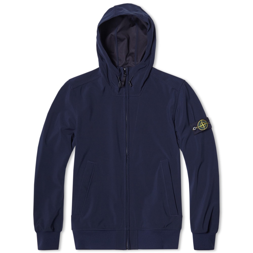 stone island soft shell navy