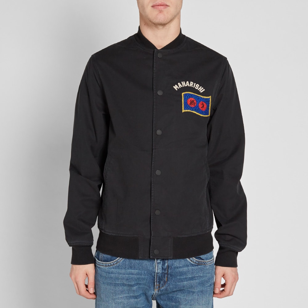 Maharishi Year of the Rooster Stadium Jacket Black | END.