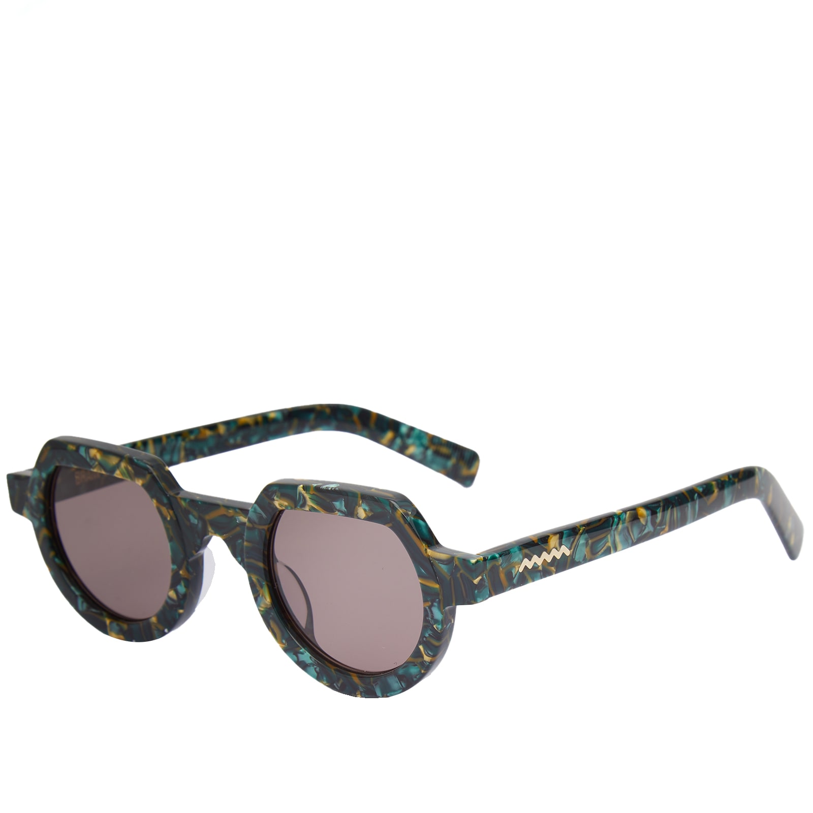 BRAIN DEAD サングラス TANI Green クラウンパント Tani Post Modern Primitive Eye Protection - Green Glitter