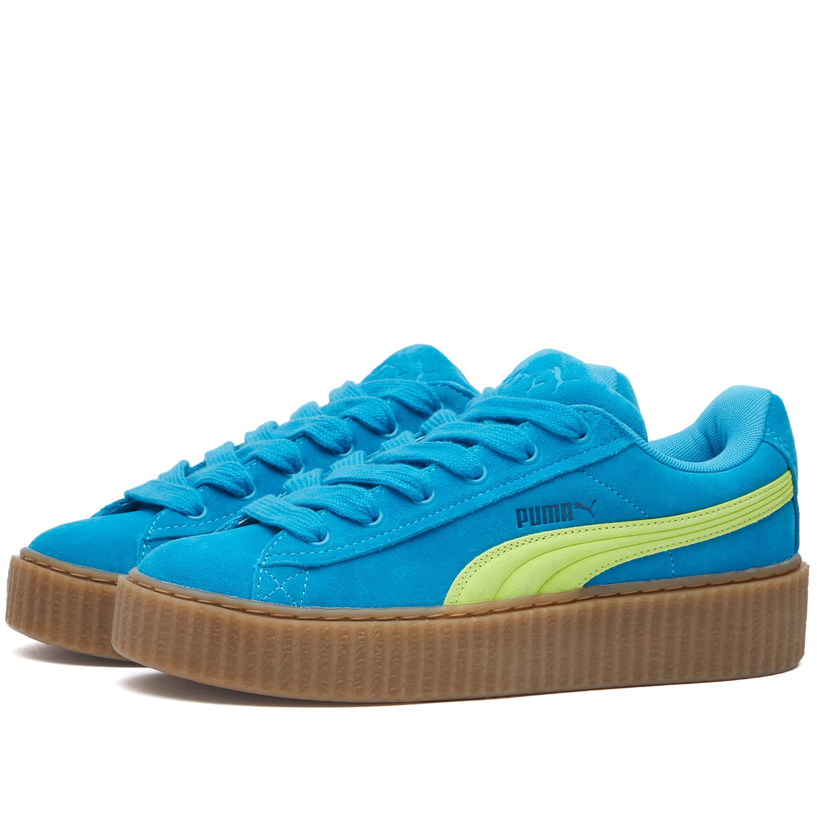 Puma x Fenty Creeper Speed Blue, Lime Pow & Gum END.