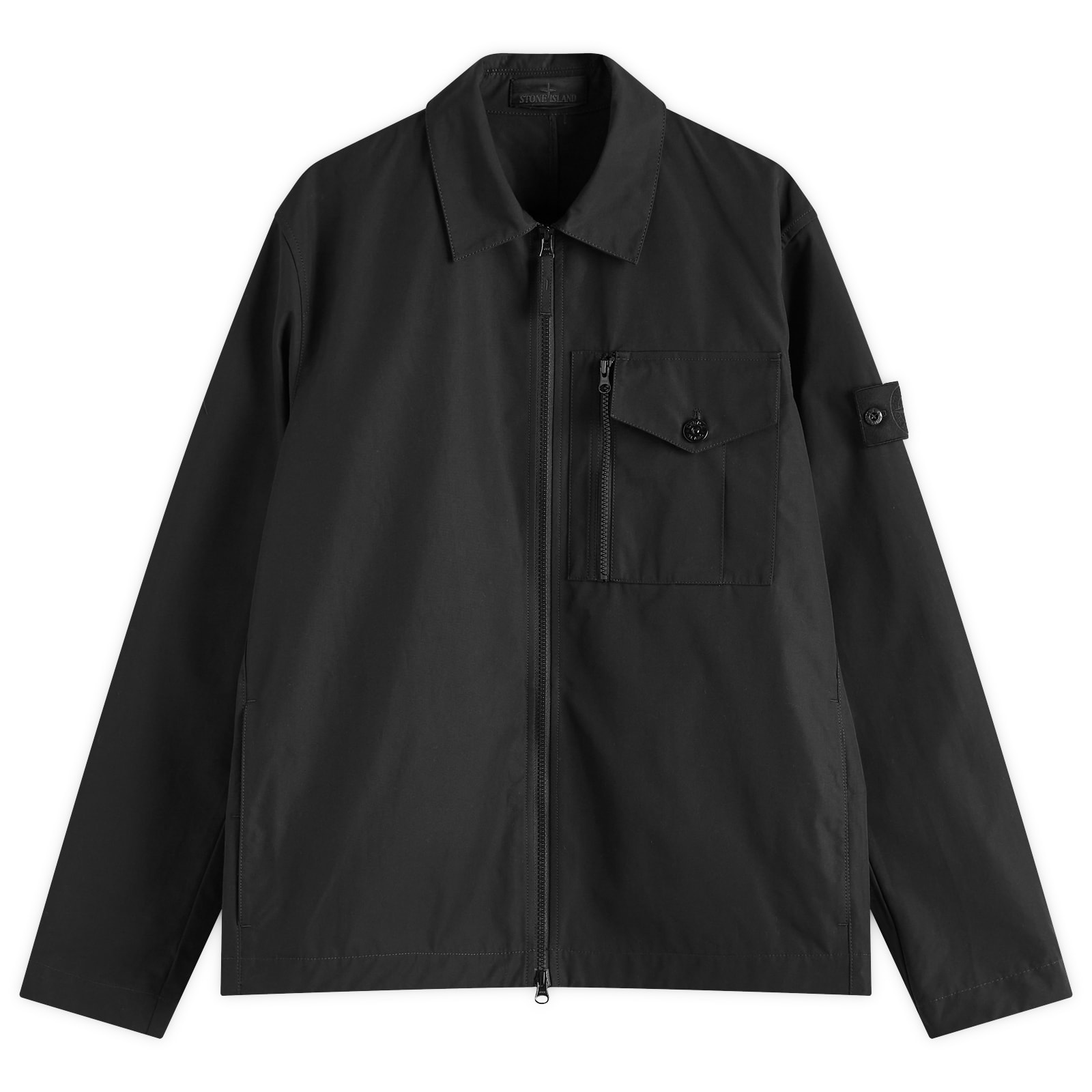 Stone Island Men's Ghost Piece Weatherproof Canvas Shirt Jacket