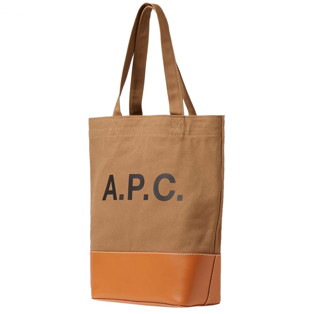 A.P.C. Axel Denim Tote Bag Khaki | END.